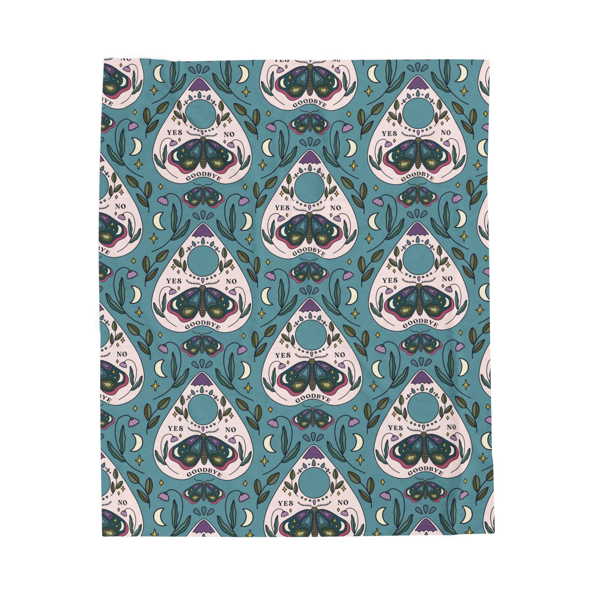 Moth Planchette Plush Blanket