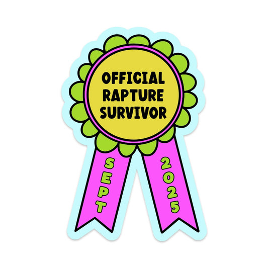 Official Rapture Survivor 2025 Vinyl Sticker