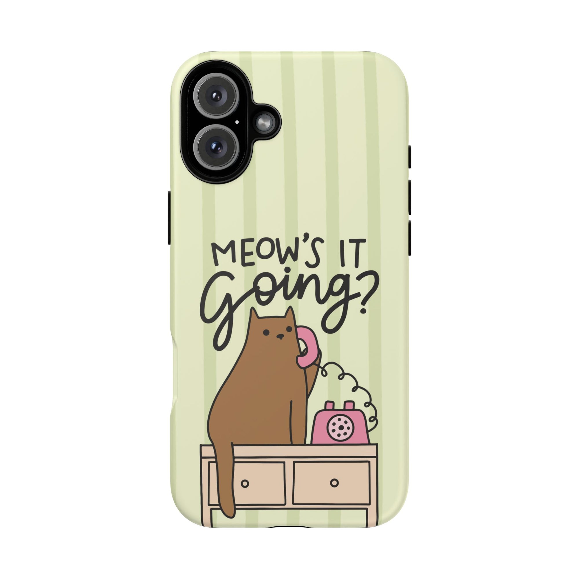 Meow's It Going? iPhone Case