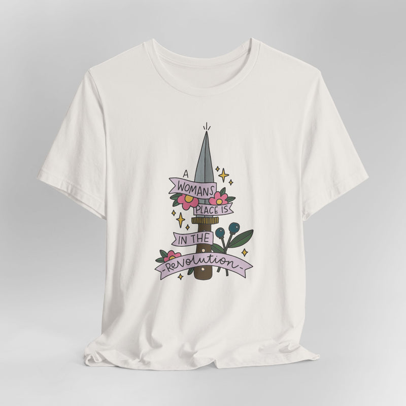 A Woman's Place Is In The Revolution Graphic Tee