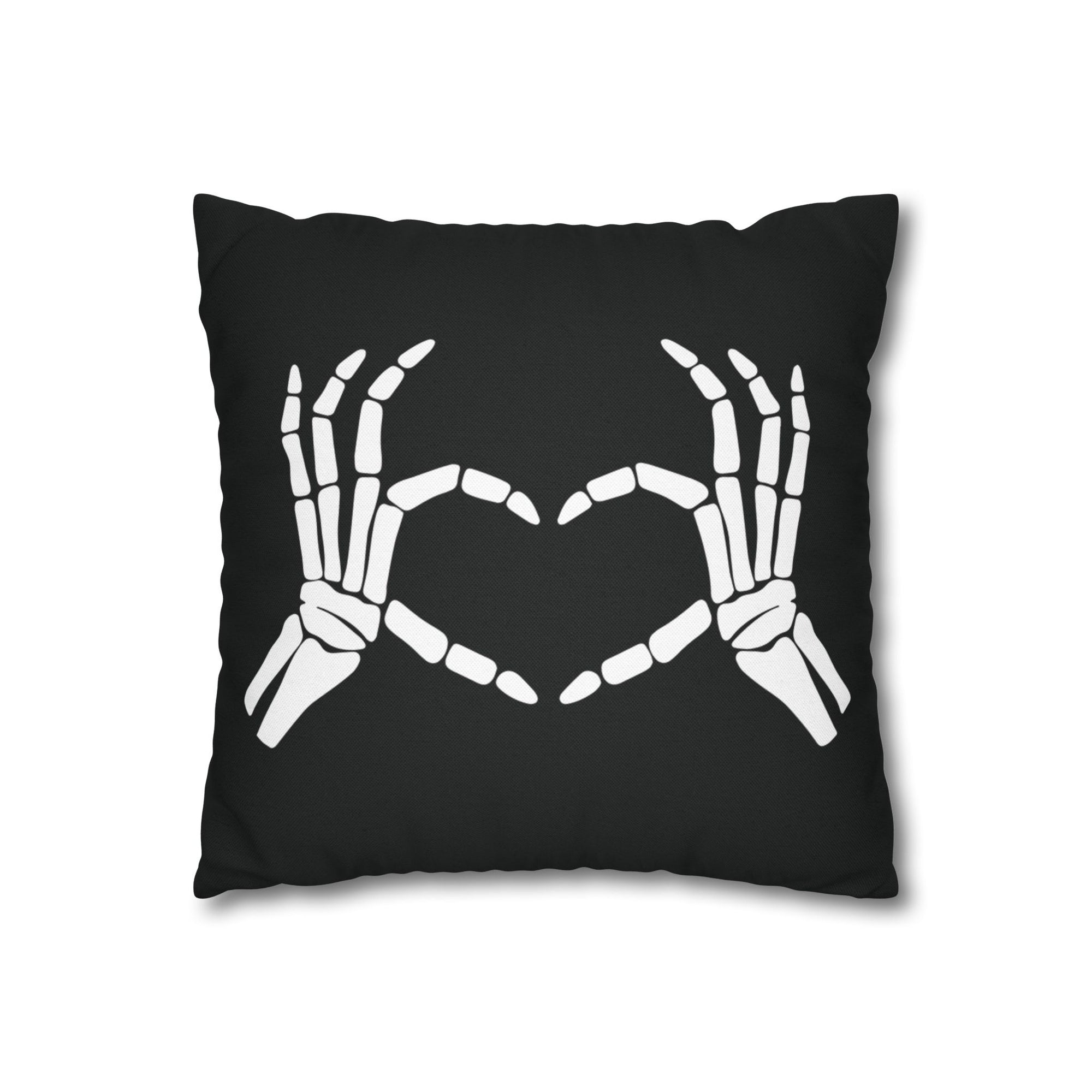 Heart Bones Pillow Cover