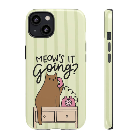 Meow's It Going? iPhone Case