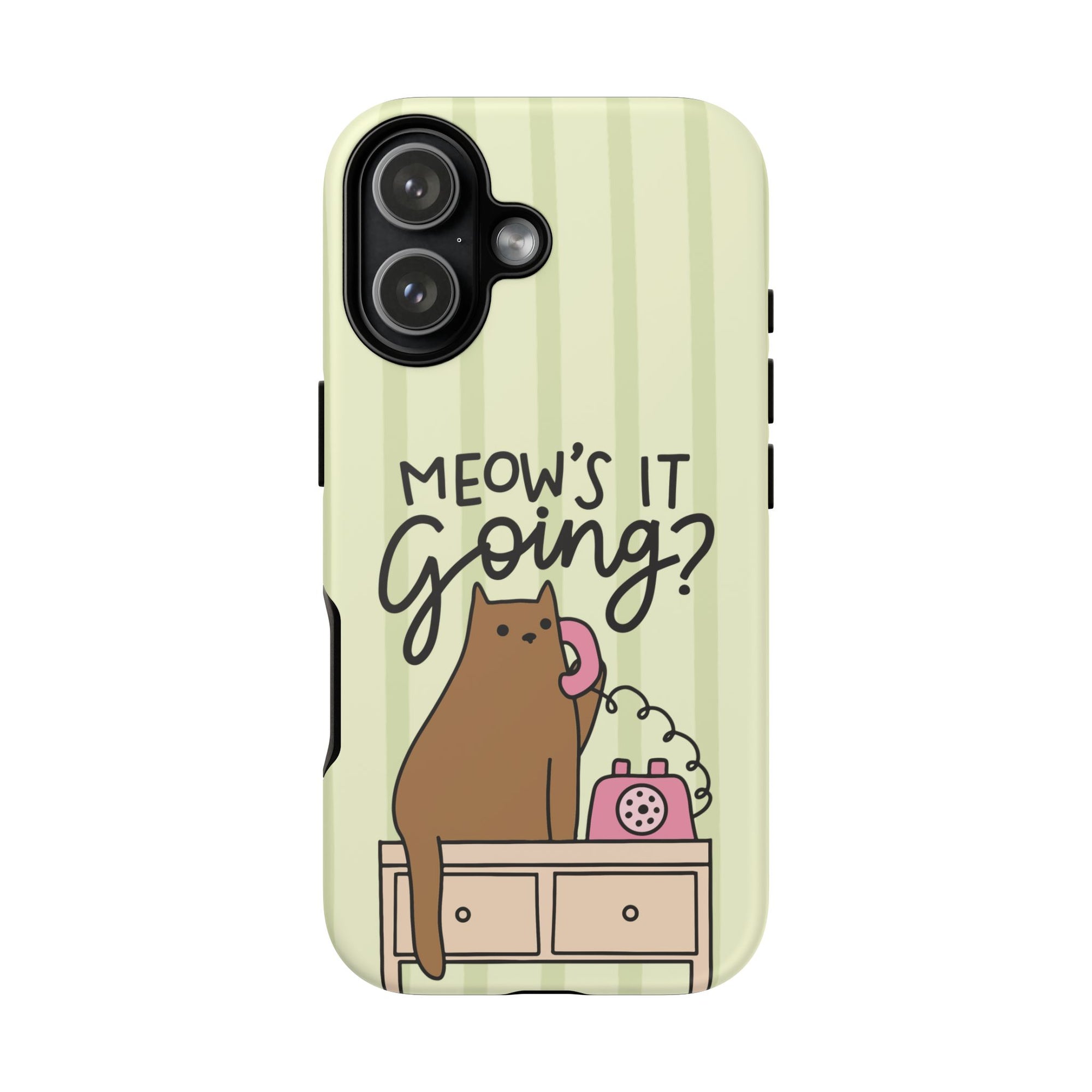 Meow's It Going? iPhone Case