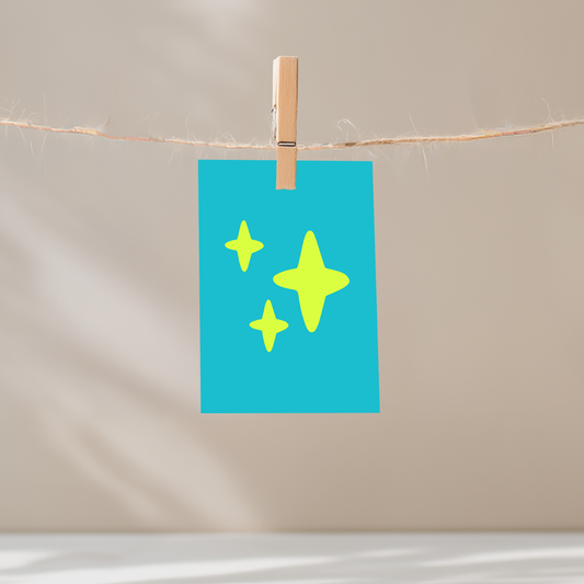 Sparkles Unframed Mini Art Print