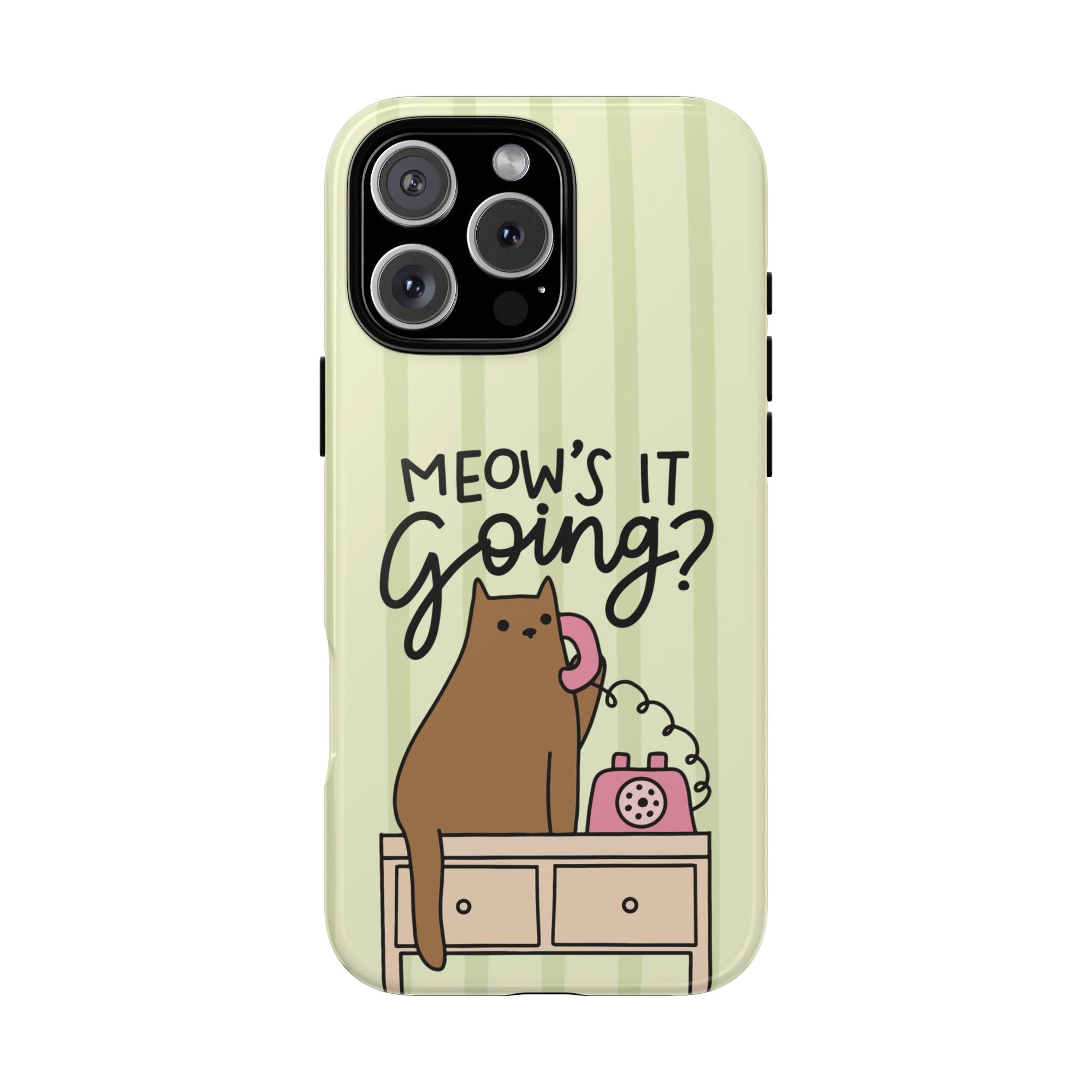 Meow's It Going? iPhone Case