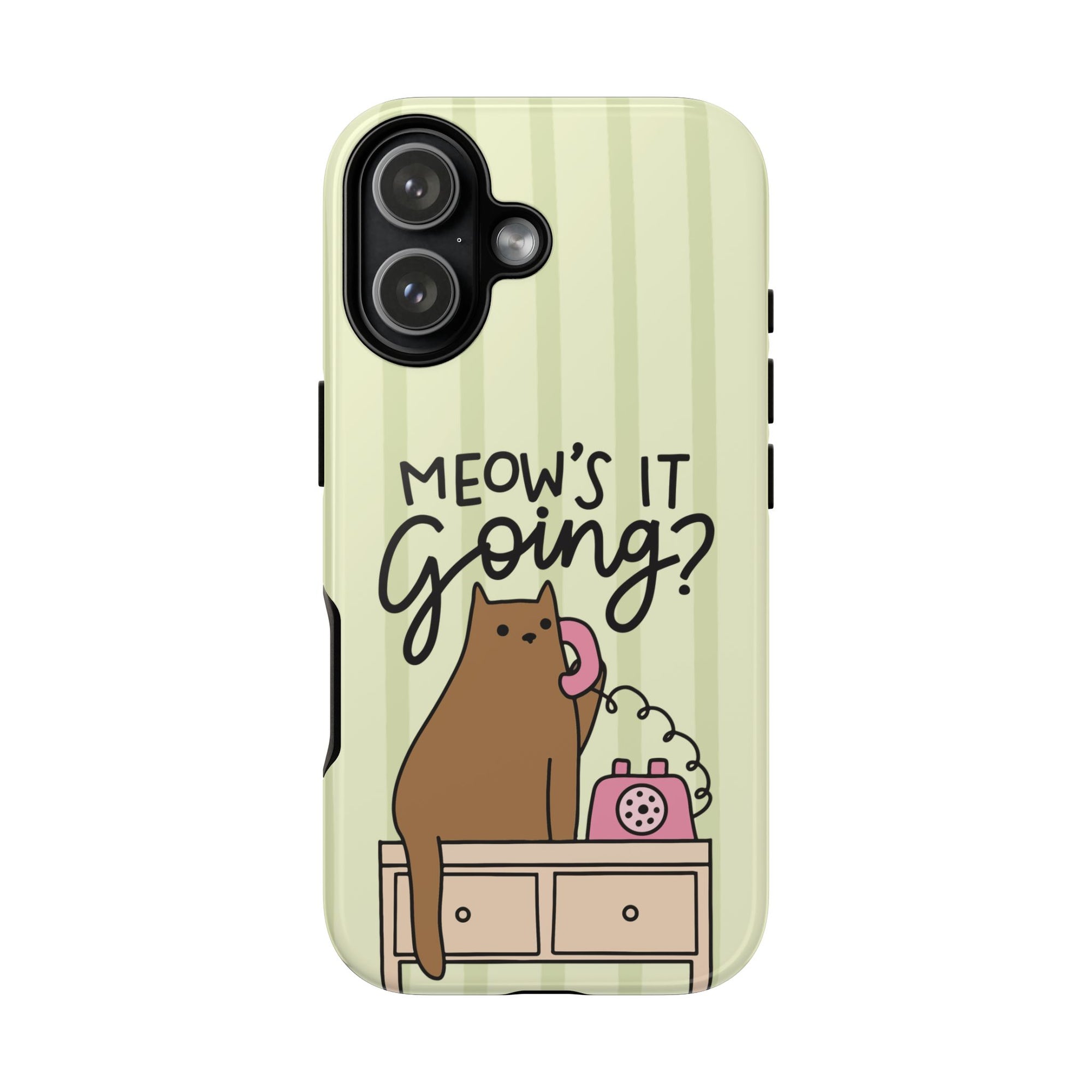Meow's It Going? iPhone Case