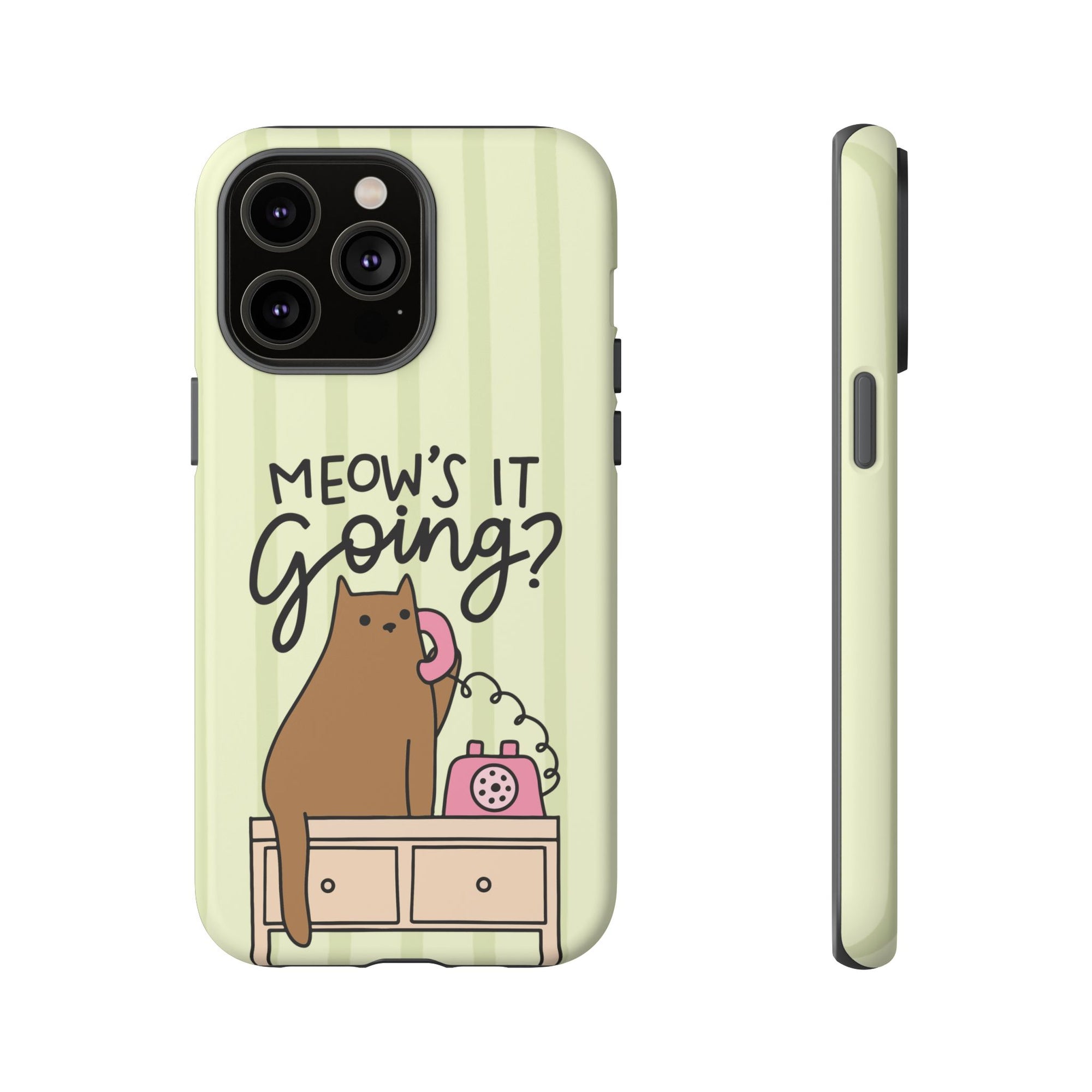 Meow's It Going? iPhone Case