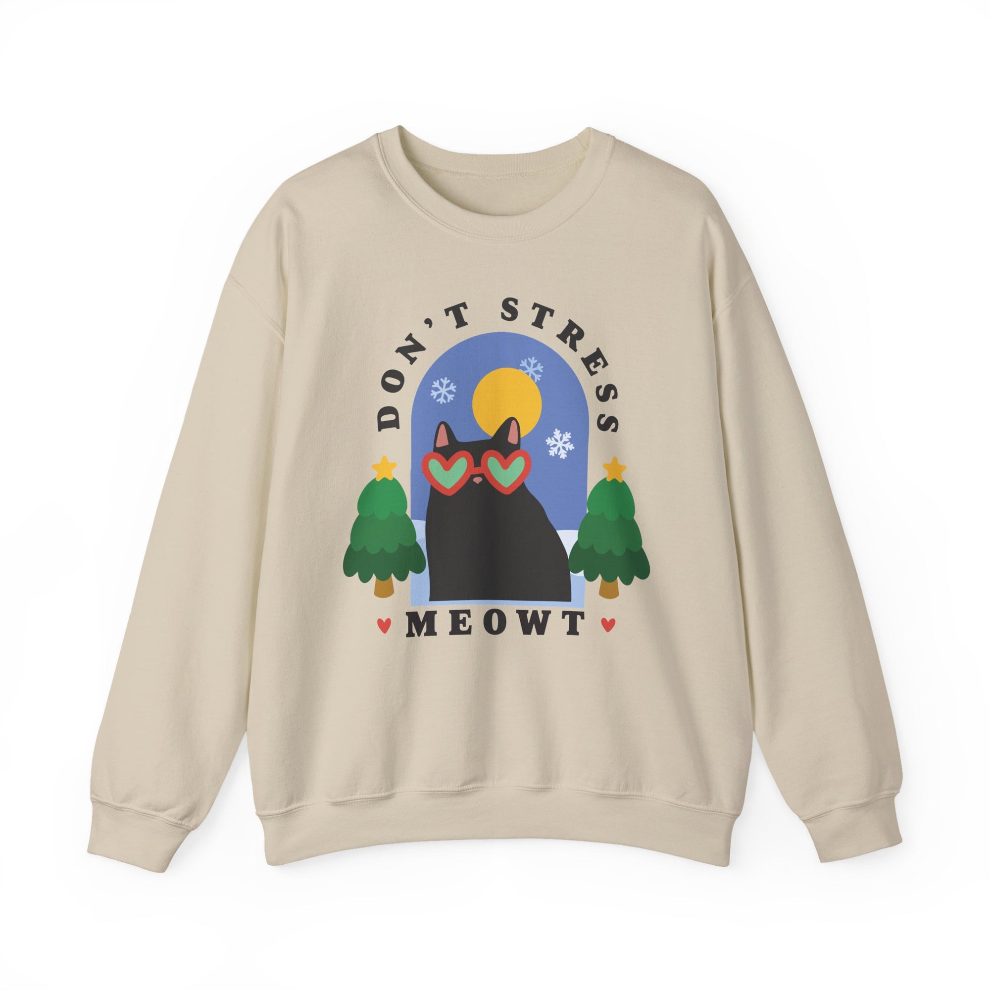 Don't Stress Meowt Christmas Edition Sweatshirt