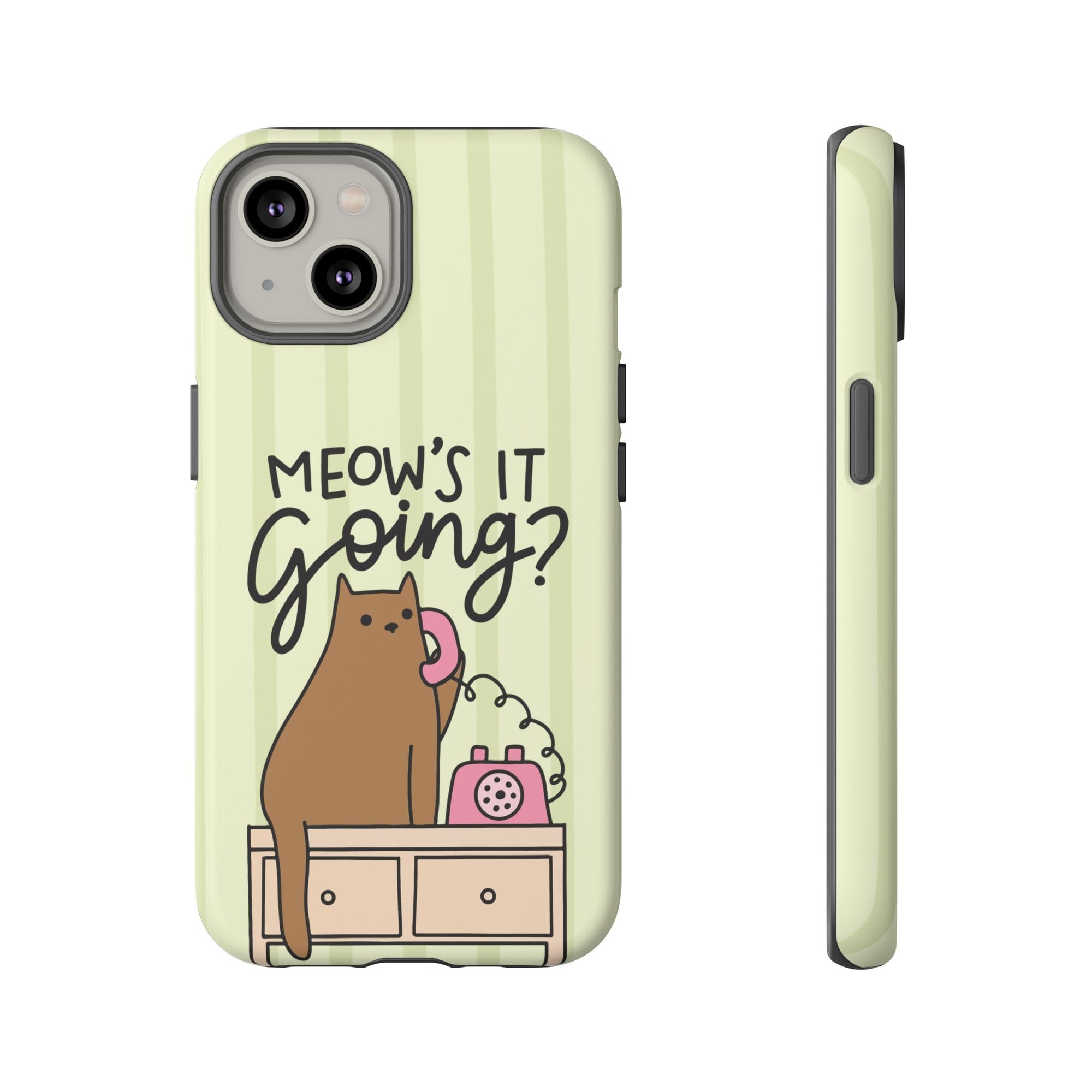 Meow's It Going? iPhone Case