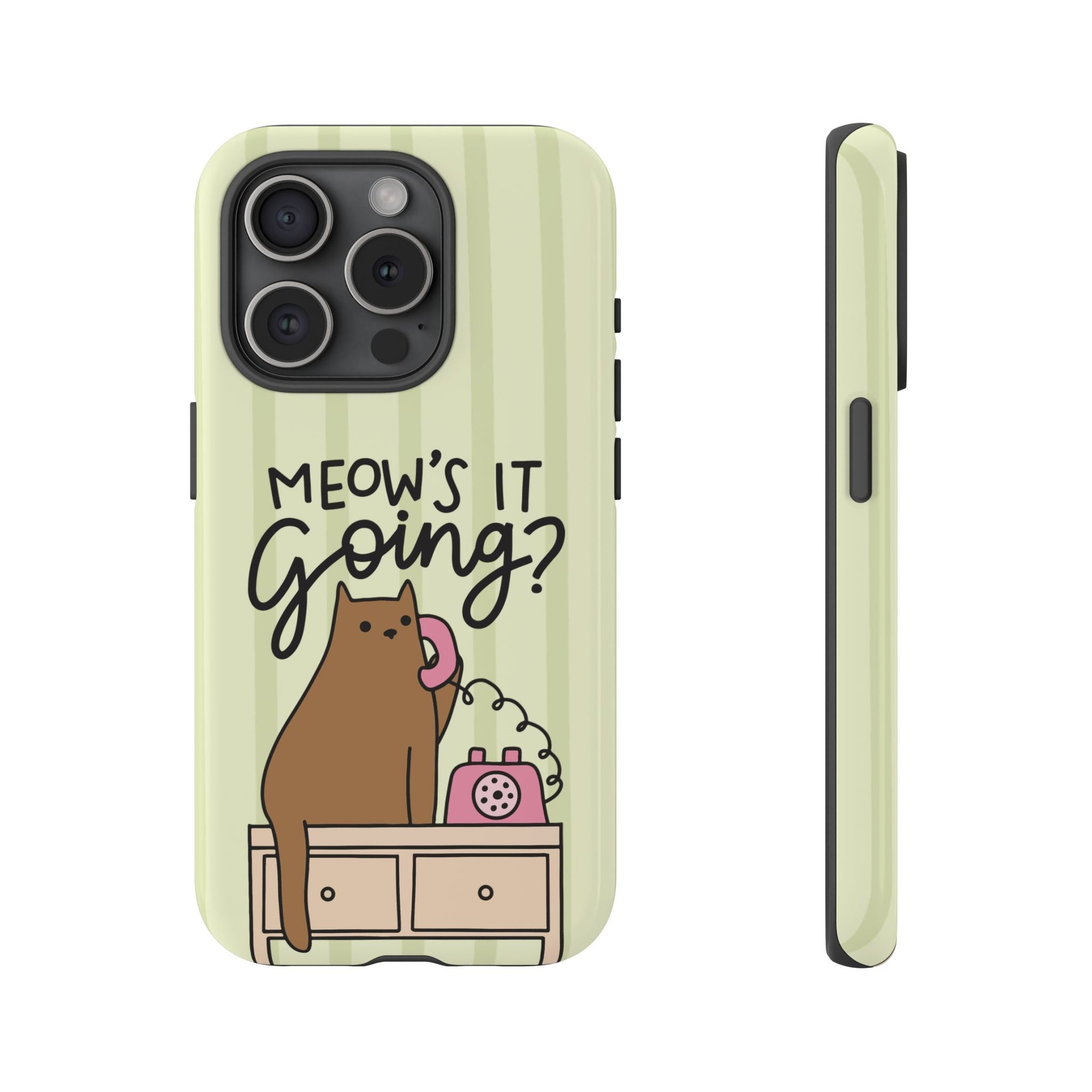 Meow's It Going? iPhone Case
