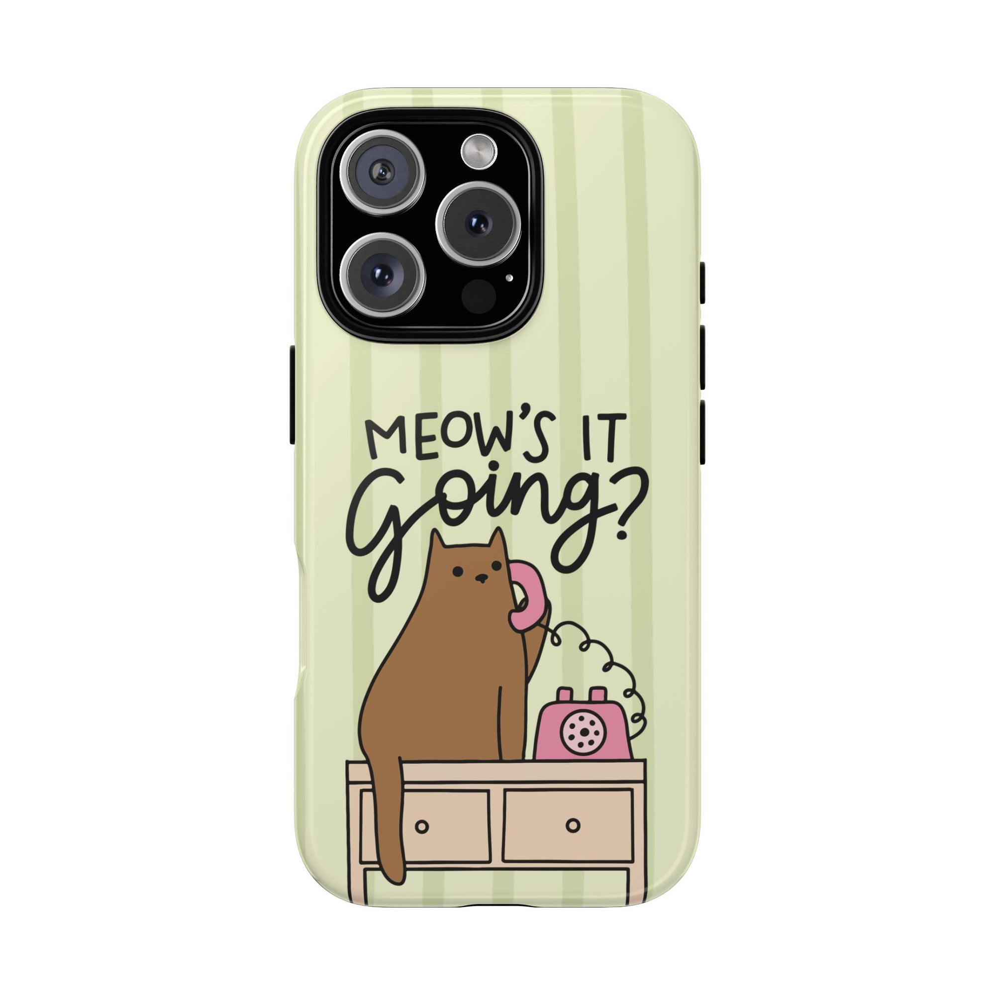Meow's It Going? iPhone Case