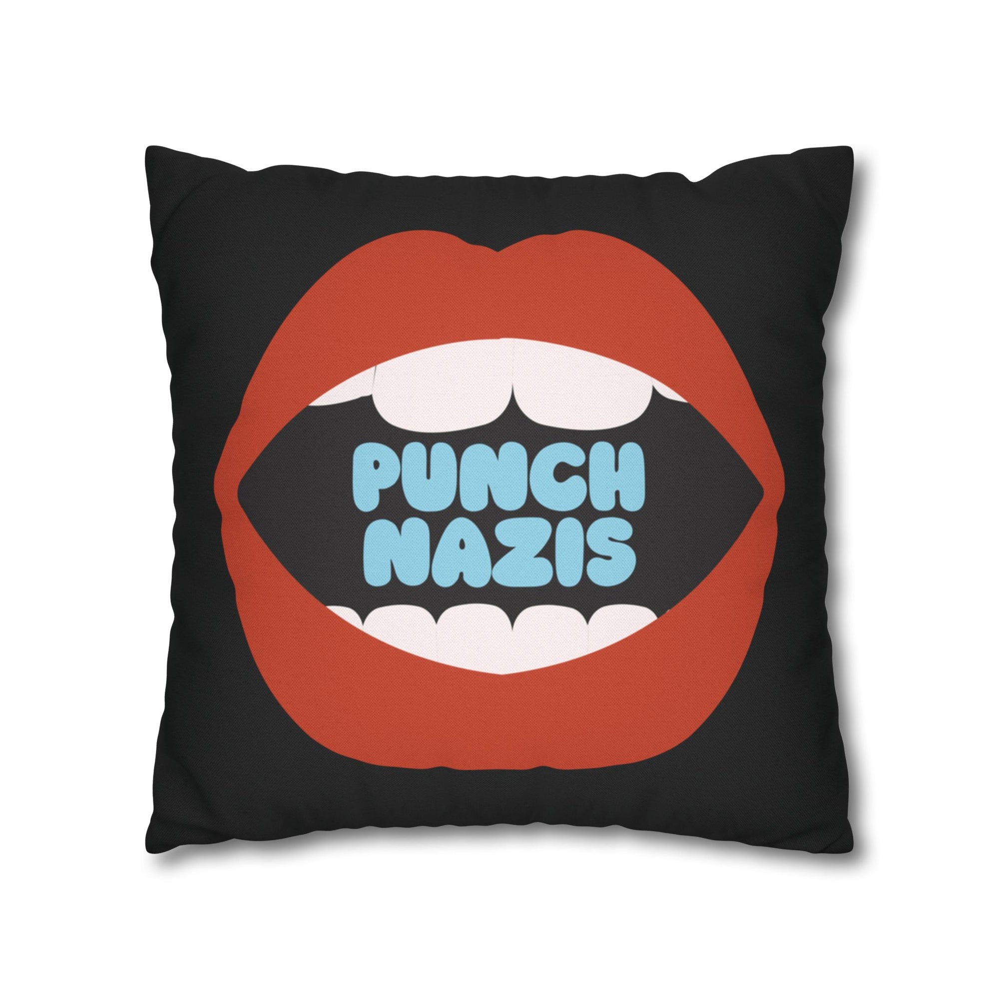 Punch Nazis Pillow Cover