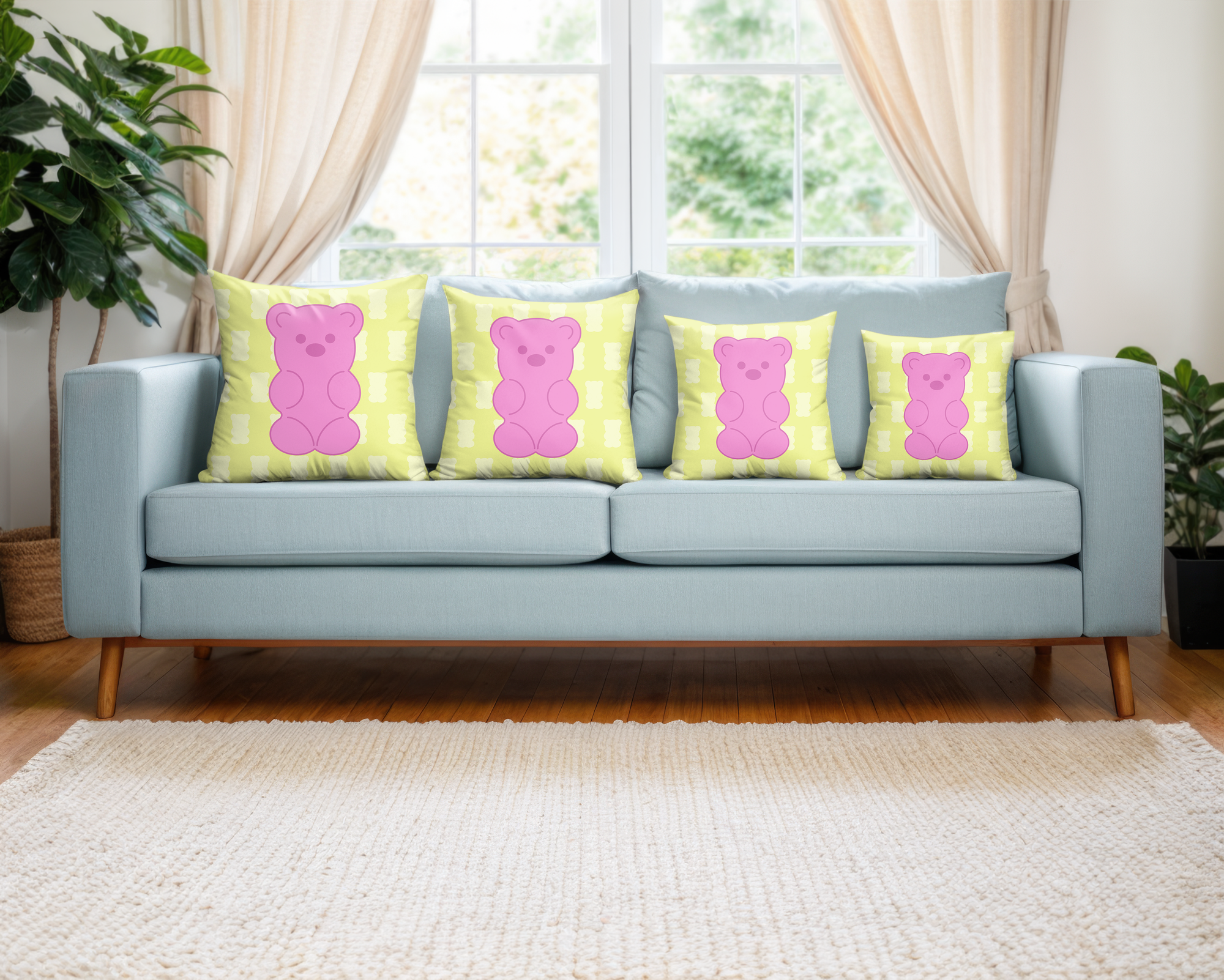 Gummy Bear Pillow Cover