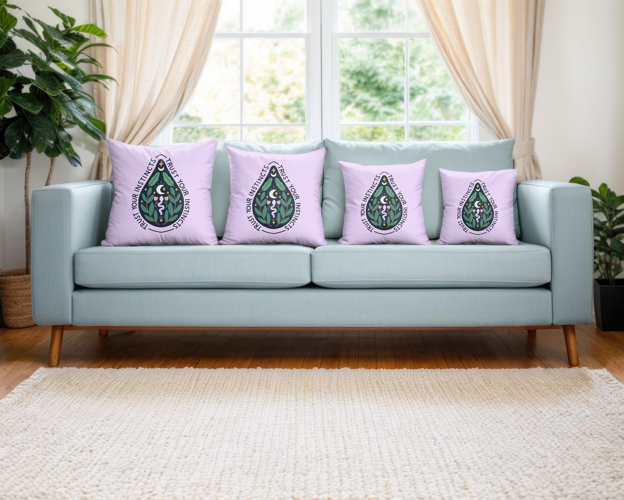 Trust Your Instincts Pillow Cover