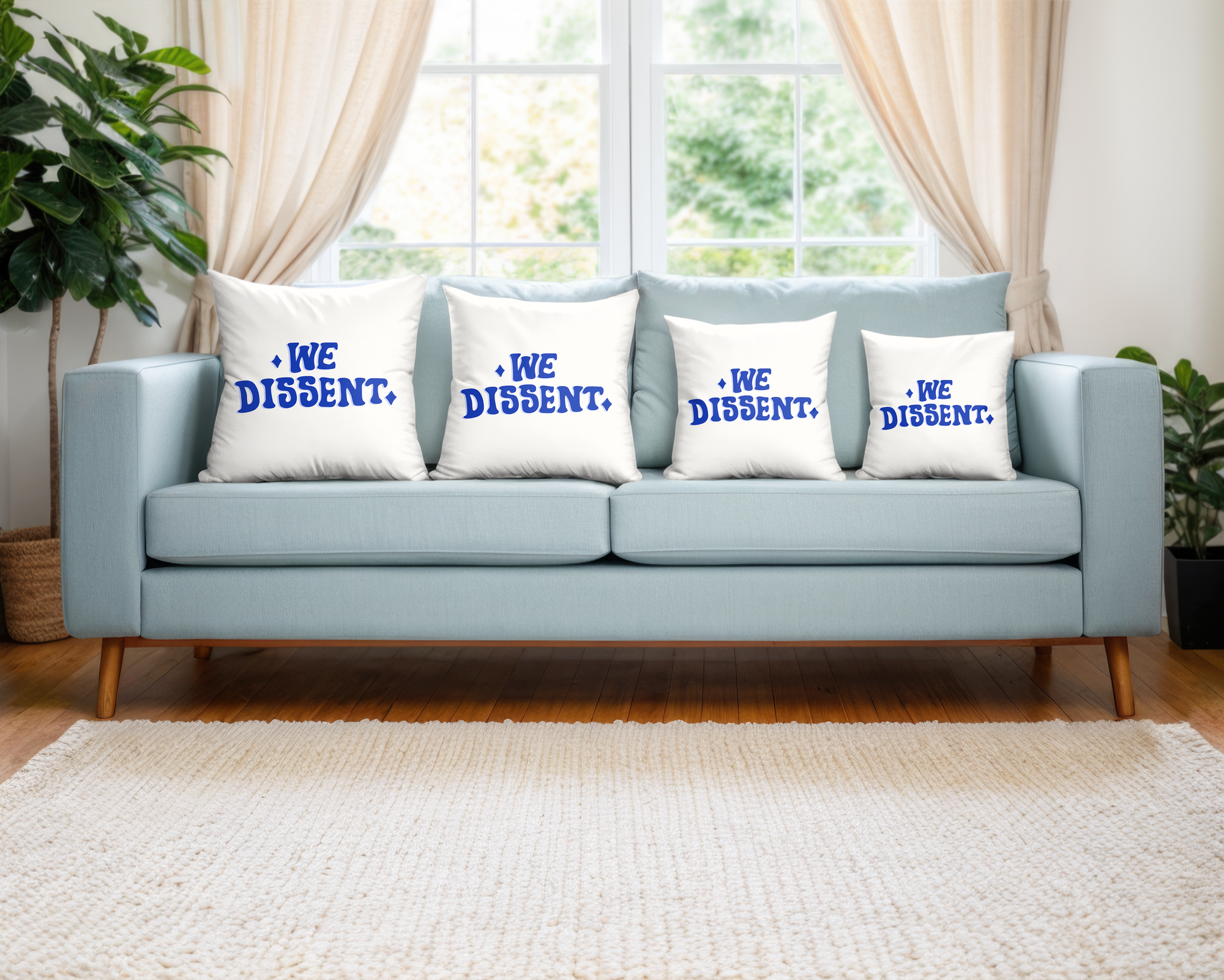 We Dissent Pillow Cover