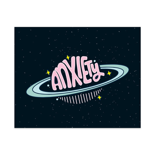 Anxiety The Size Of A Planet Unframed Art Print