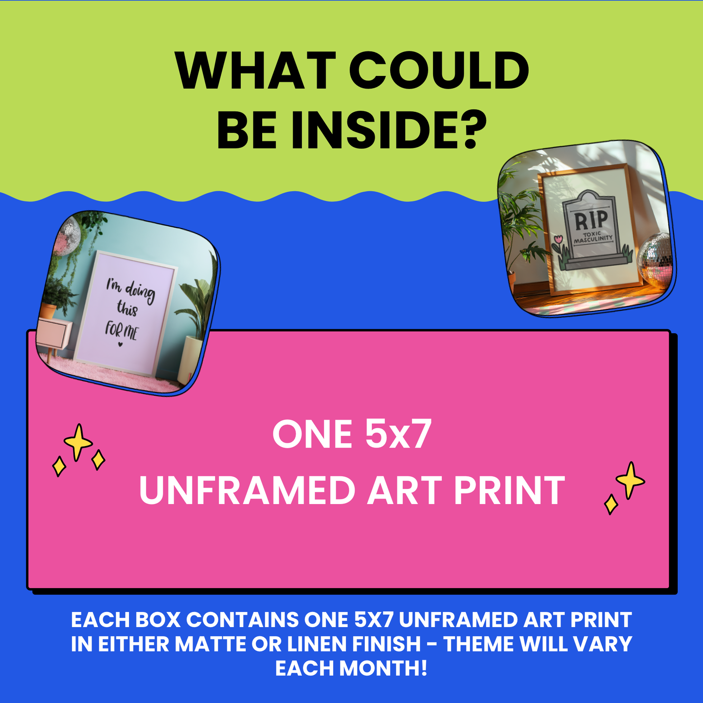 Mouthy Mail: Art Print, Pls