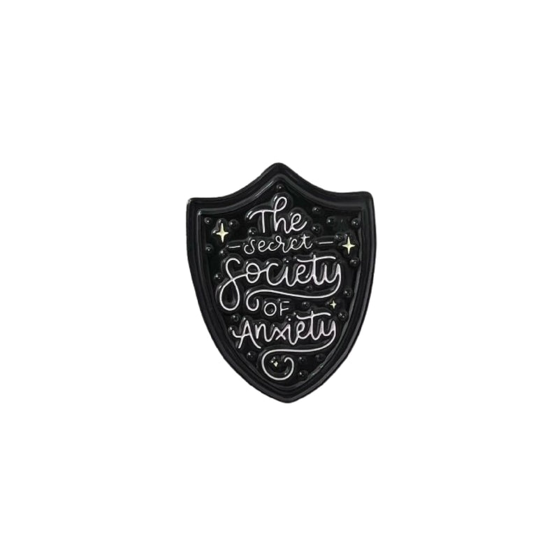 The Secret Society of Anxiety Enamel Pin