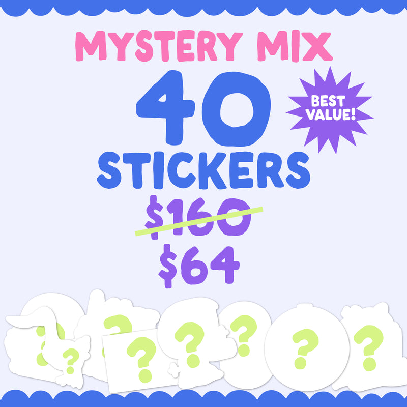 Mystery Mix 40 Stickers