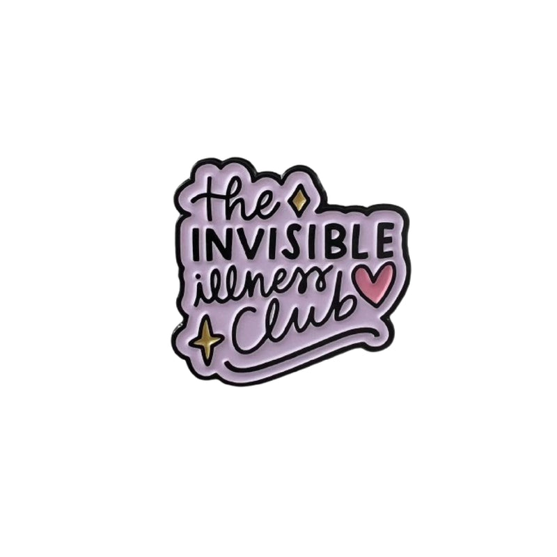 The Invisible Illness Club Enamel Pin