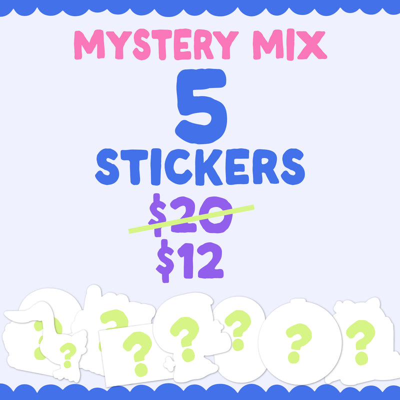 Mystery Mix 5 Stickers