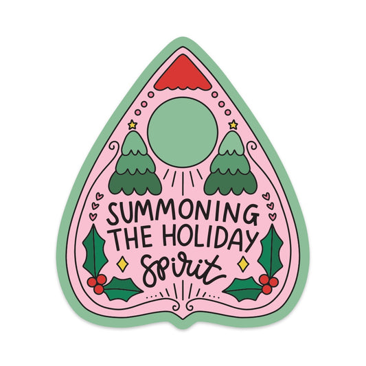 Summoning The Holiday Spirit Vinyl Sticker