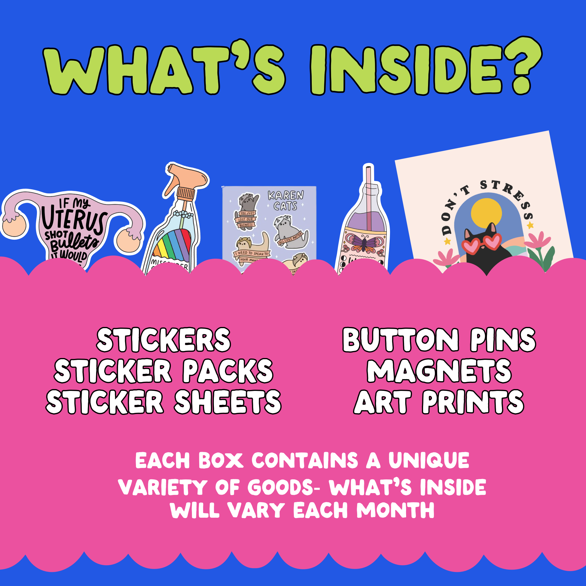 Mouthy Mail Sticker Club