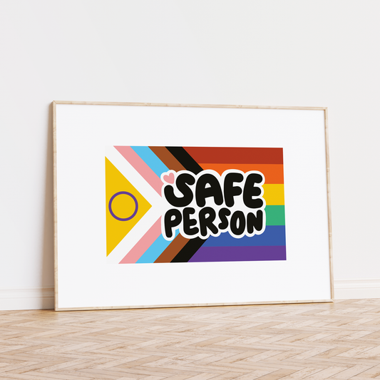 Safe Person Unframed Art Print