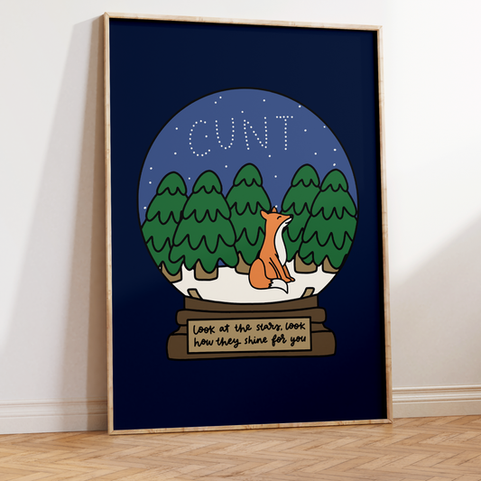 Look At The Stars Unframed Art Print