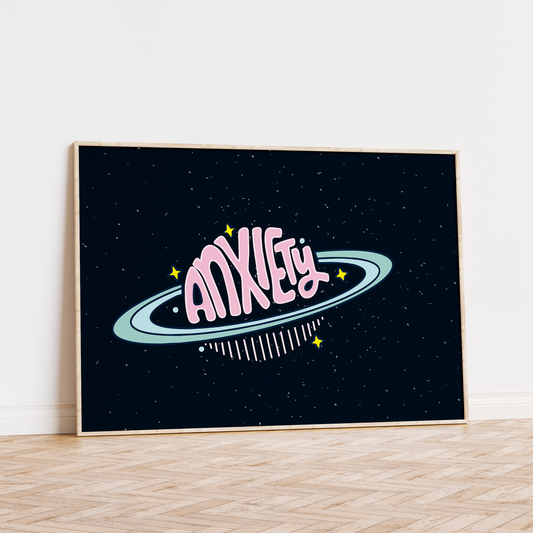 Anxiety The Size Of A Planet Unframed Art Print