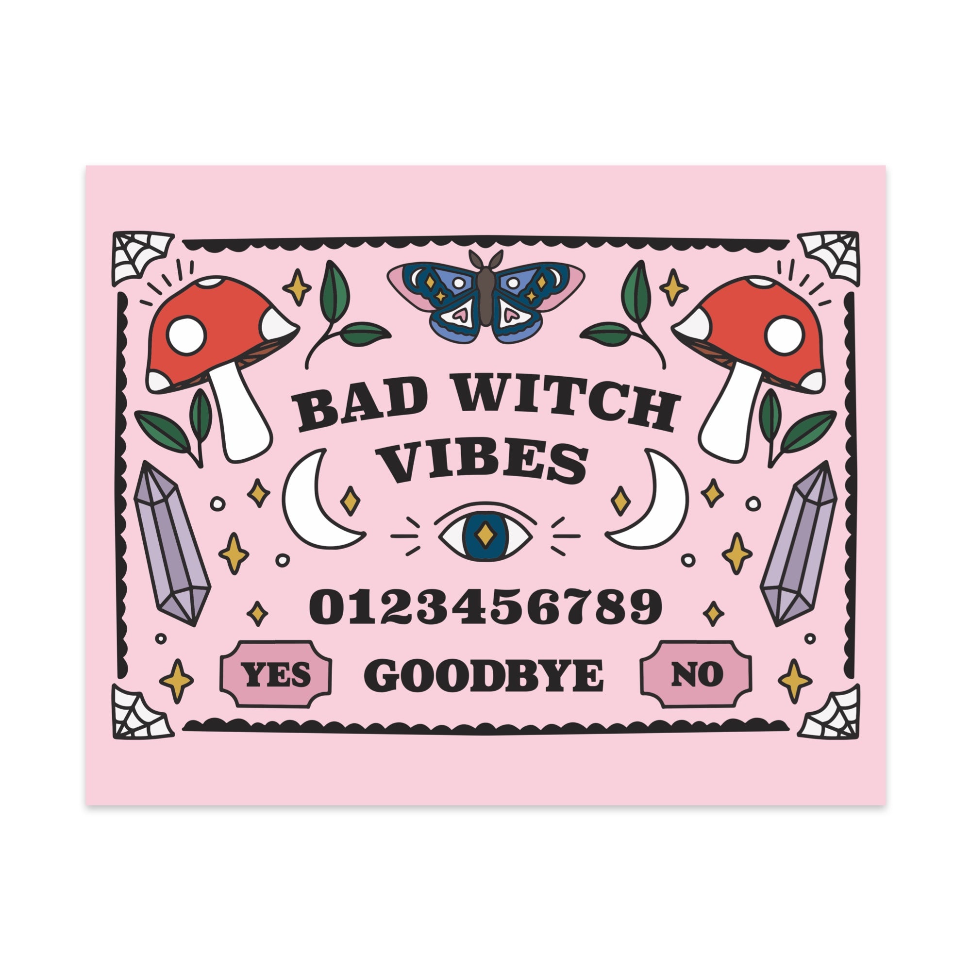 Bad Witch Vibes Unframed Art Print