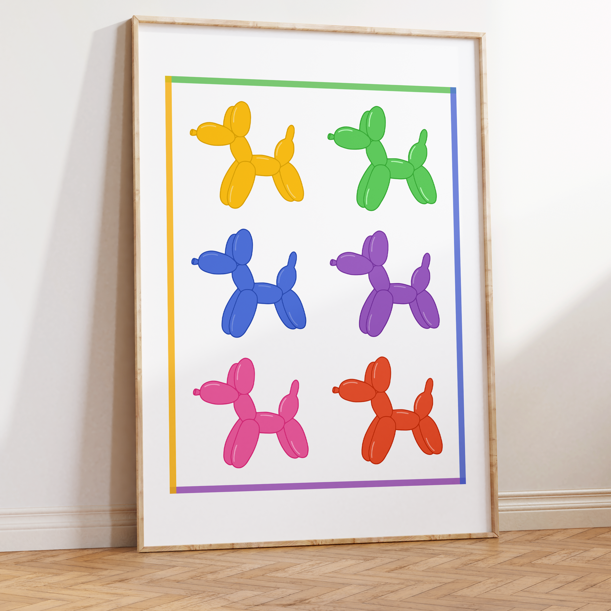 Balloon Dog Unframed Art Print