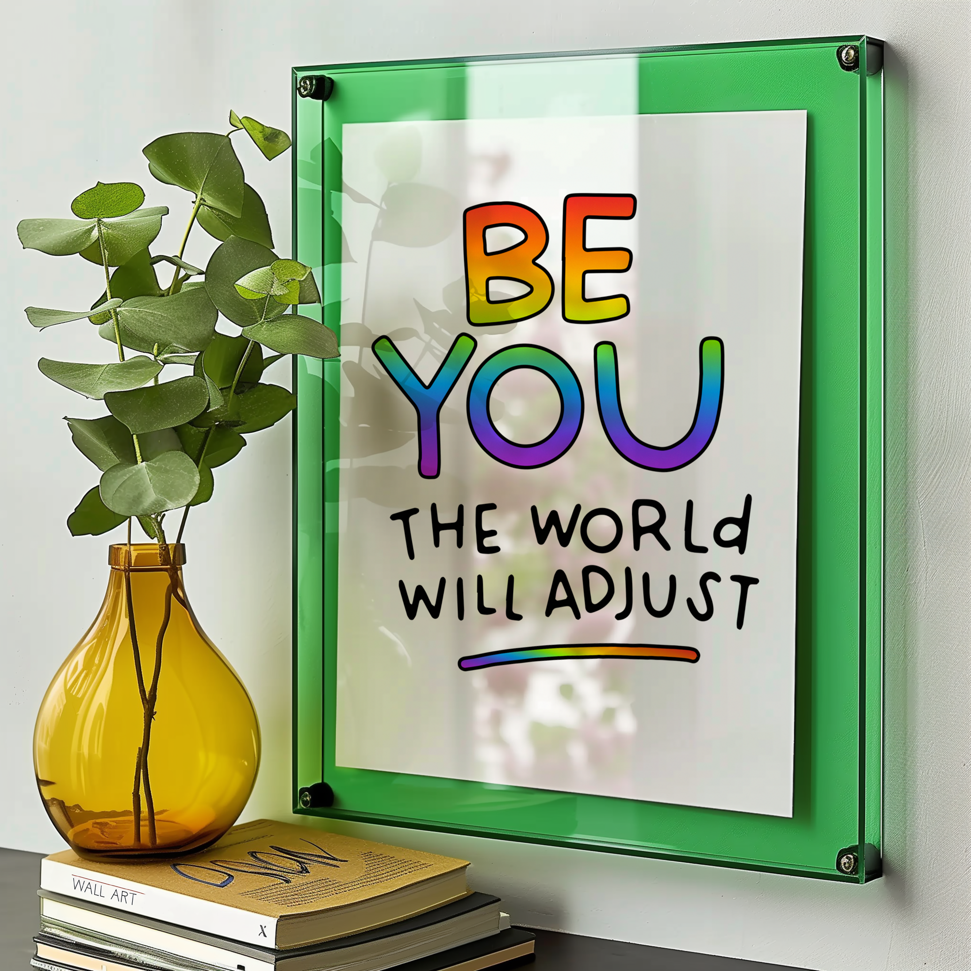 Be You The World Will Adjust Unframed Art Print