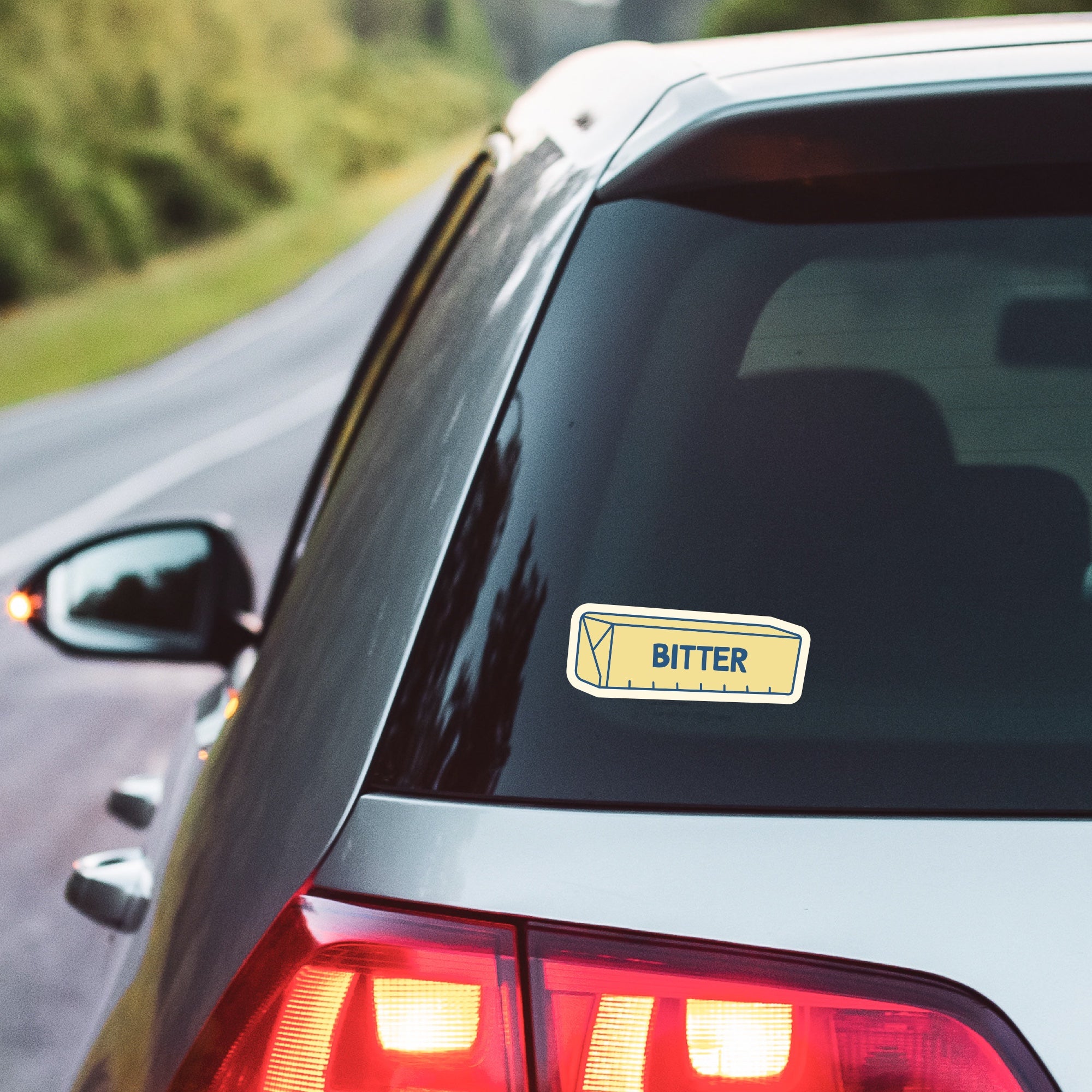 5" Bitter Vinyl Sticker