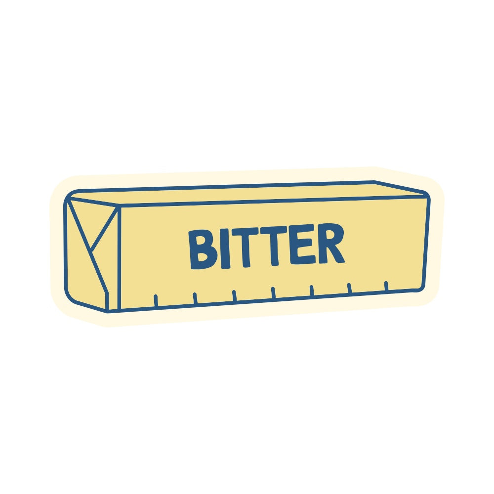 5" Bitter Vinyl Sticker