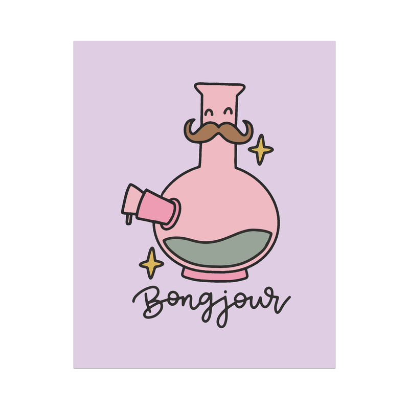 Bongjour Unframed Art Print