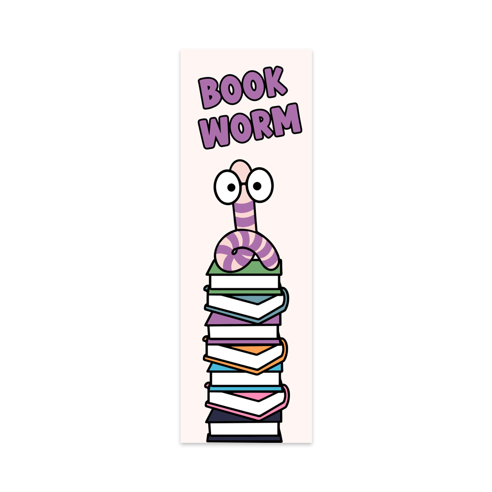 Book Worm Bookmark