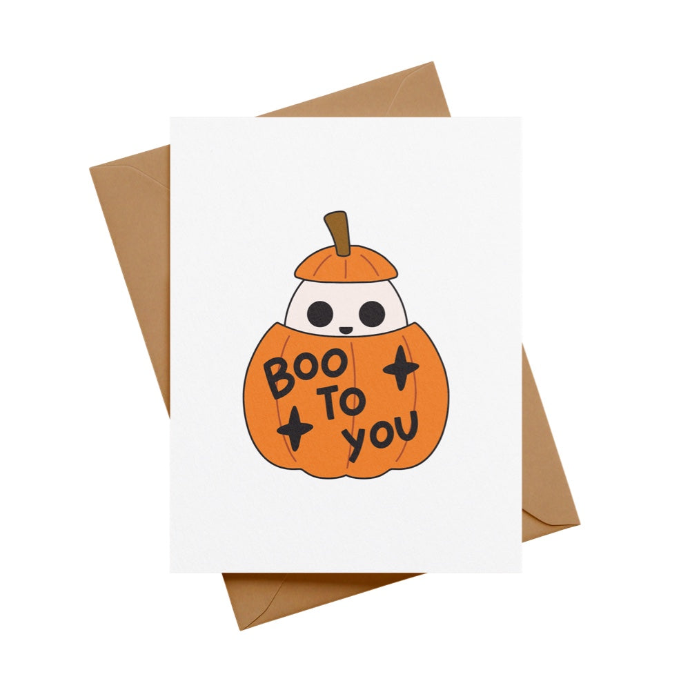 Boo to You Greeting Card