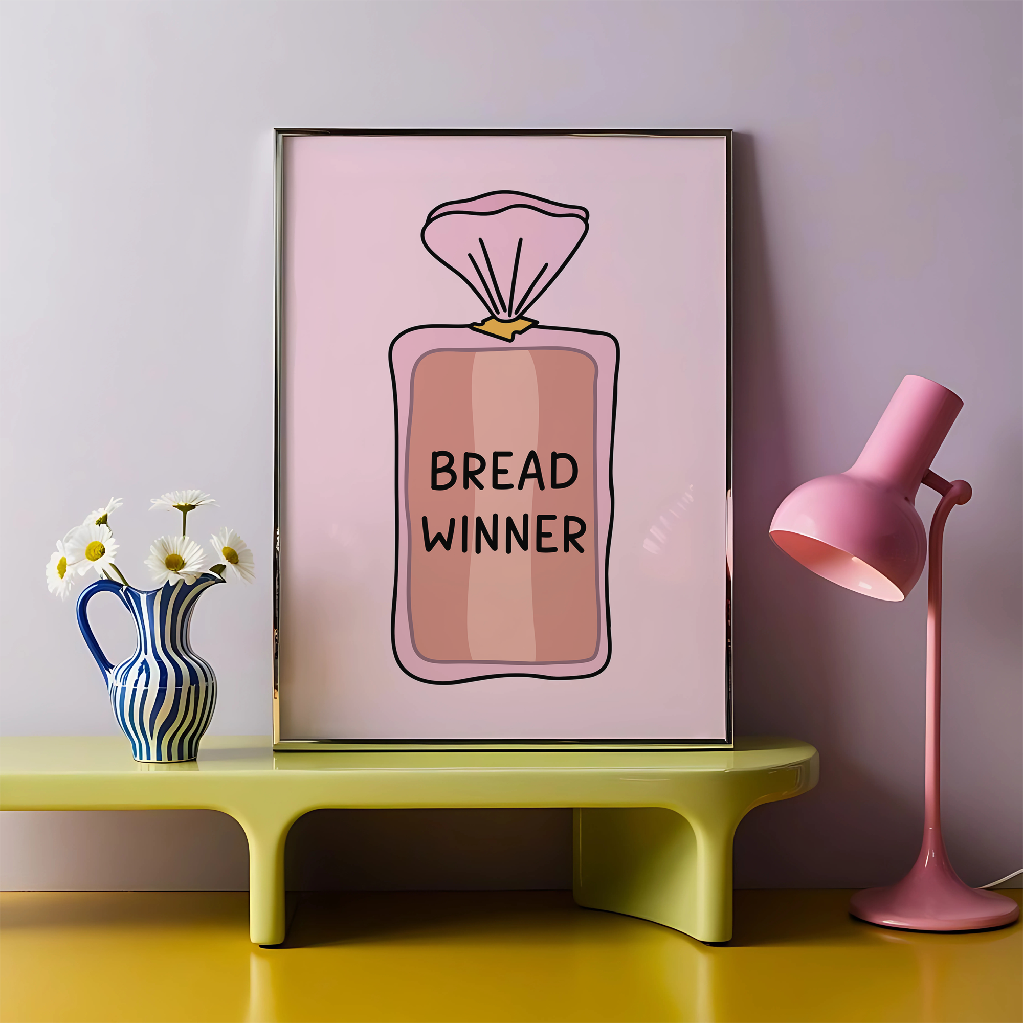 Bread Winner Unframed Art Print