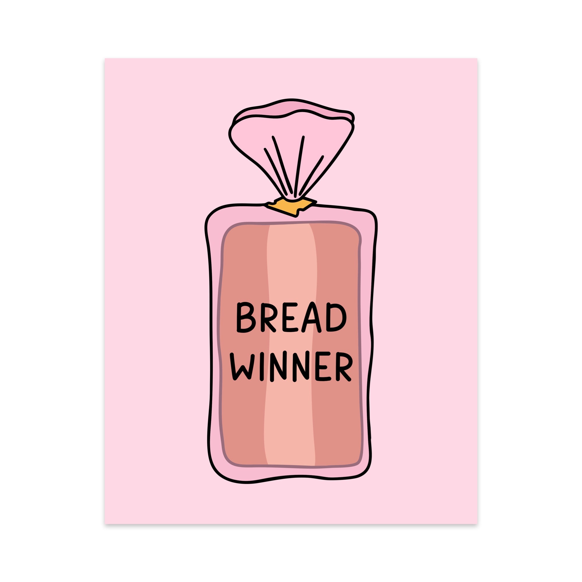 Bread Winner Unframed Art Print