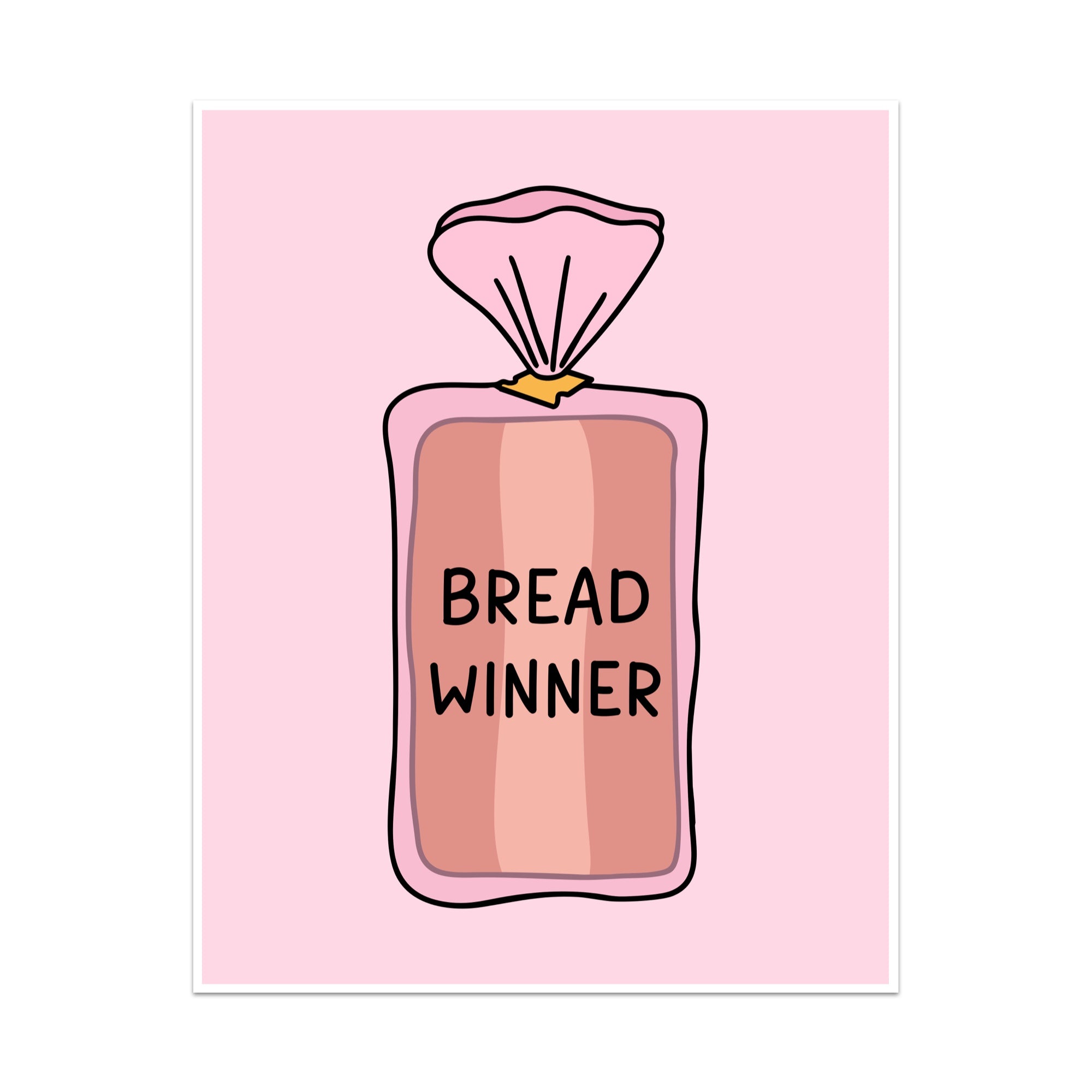 Bread Winner Unframed Art Print