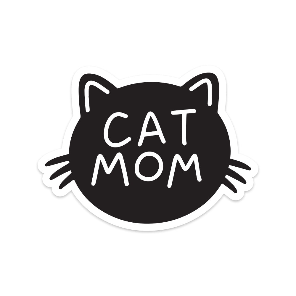 5" Cat Mom Vinyl Sticker