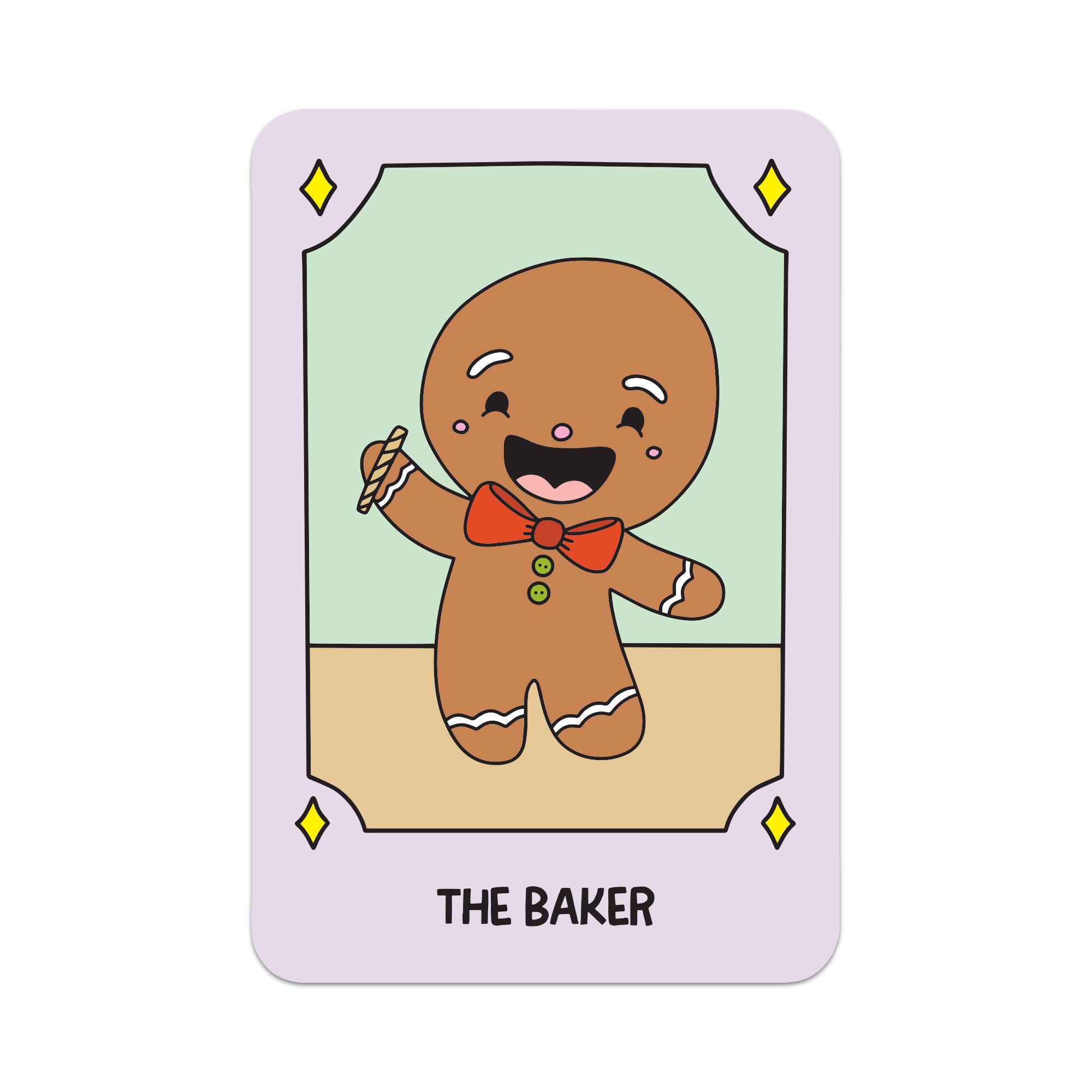 Christmas Tarot: The Baker Vinyl Sticker