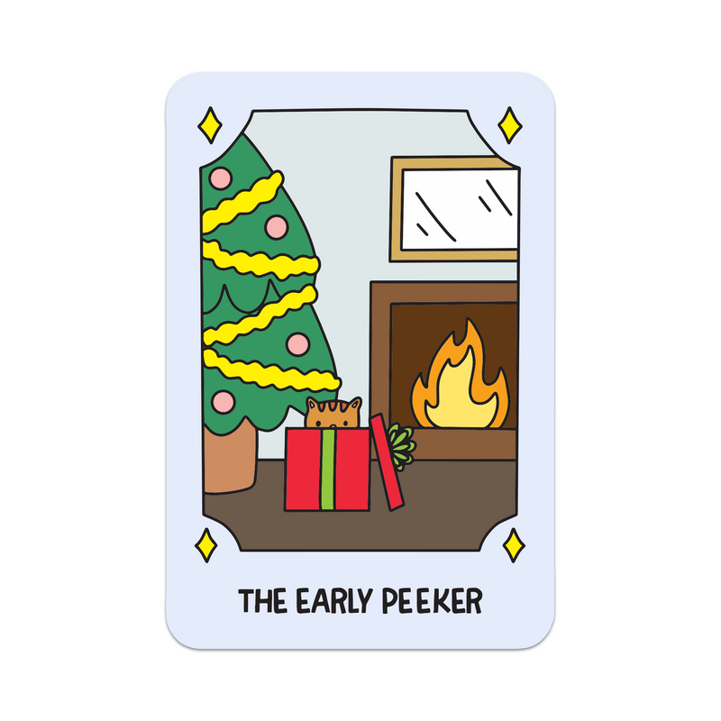 Christmas Tarot: The Early Peeker