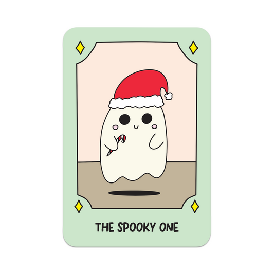 Christmas Tarot: The Spooky One Vinyl Sticker