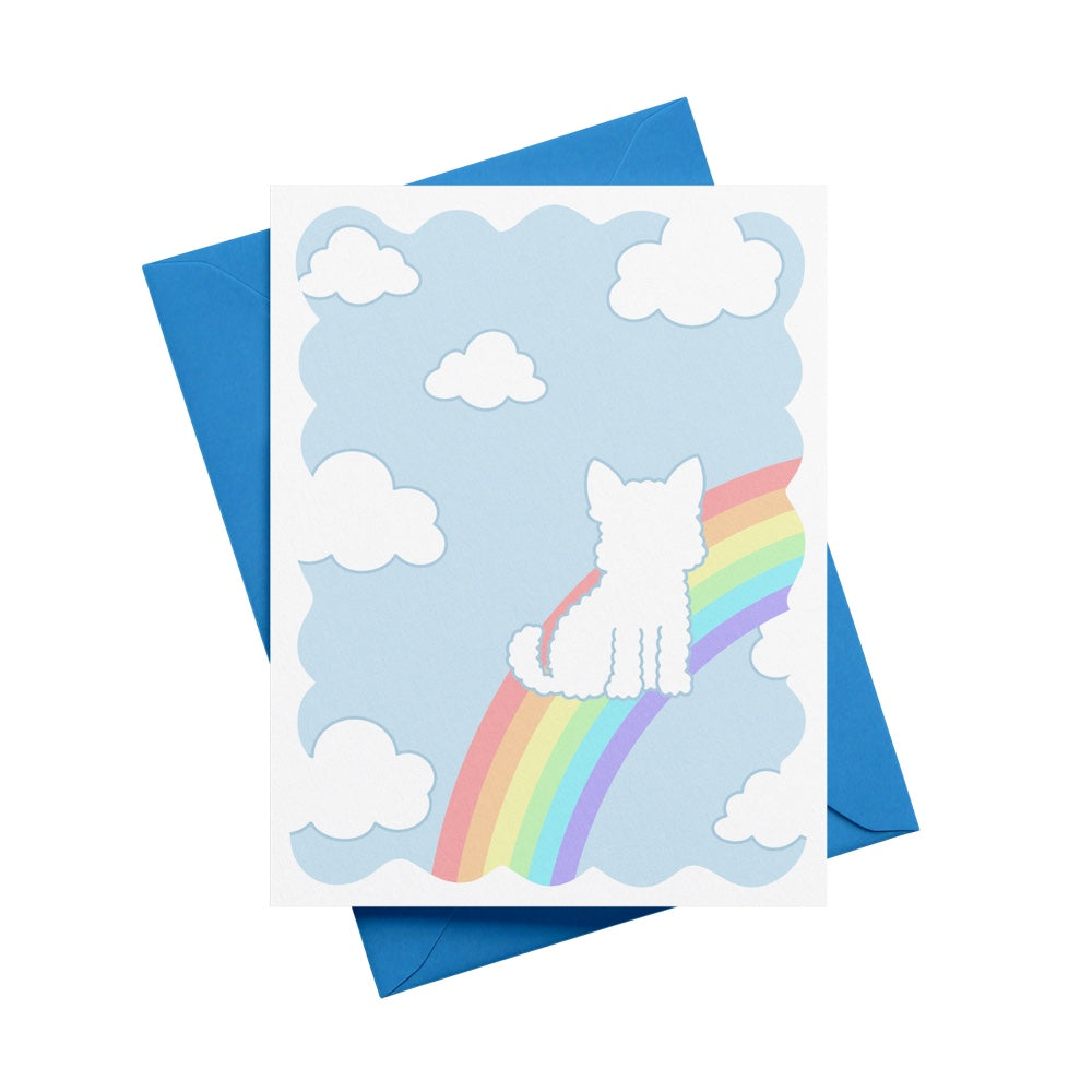 Cloud Dog Greeting Card