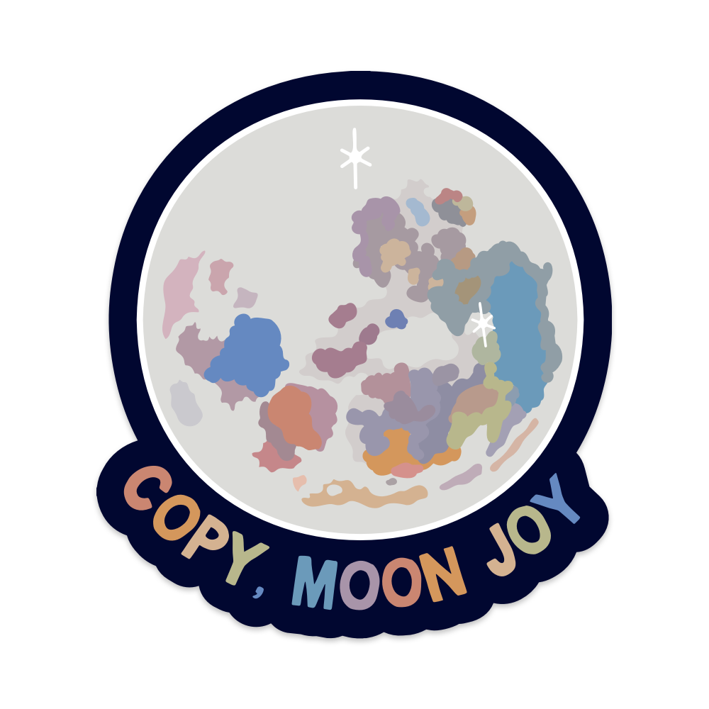 Copy. Moon Joy Vinyl Sticker