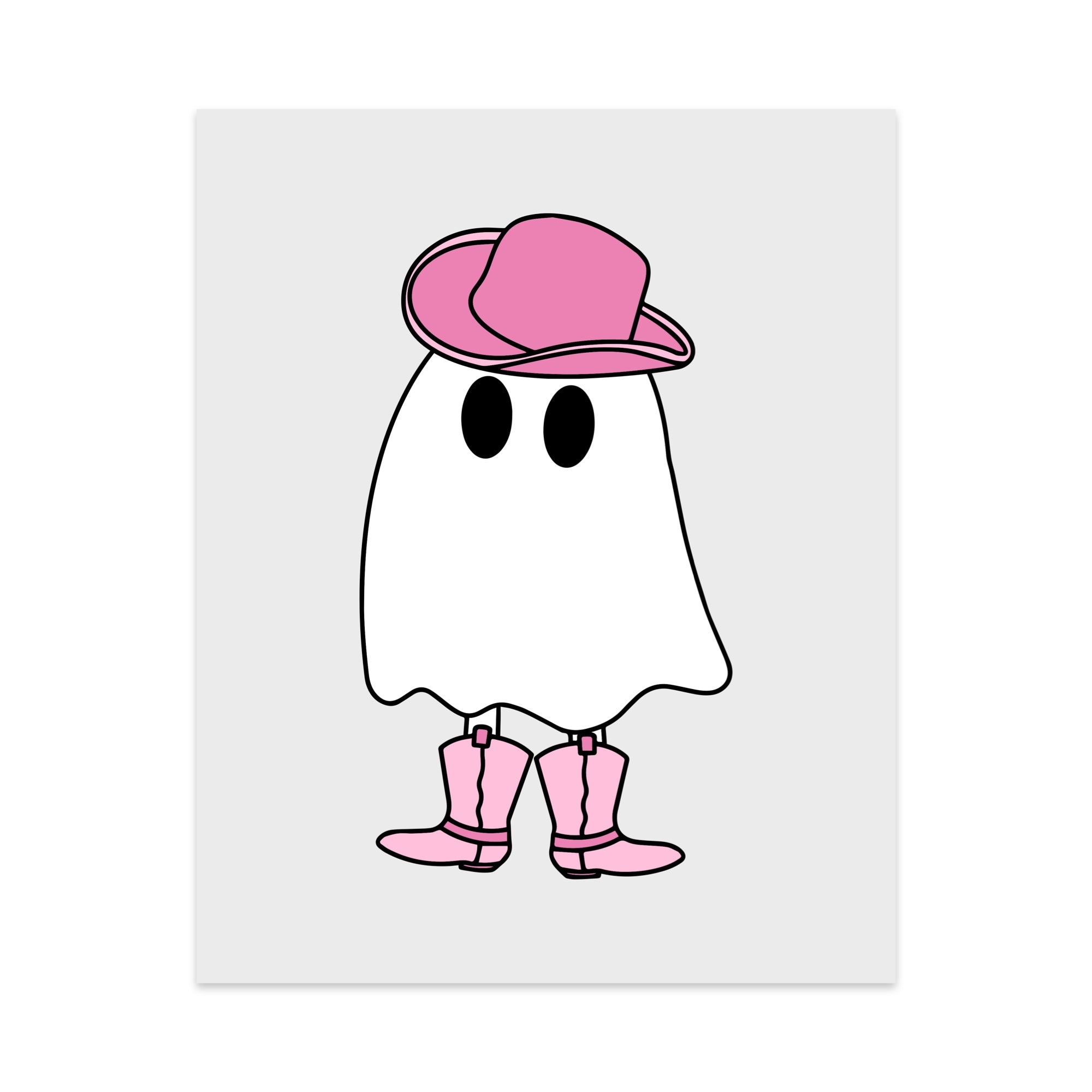 Ghost Cowgirl Unframed Art Print