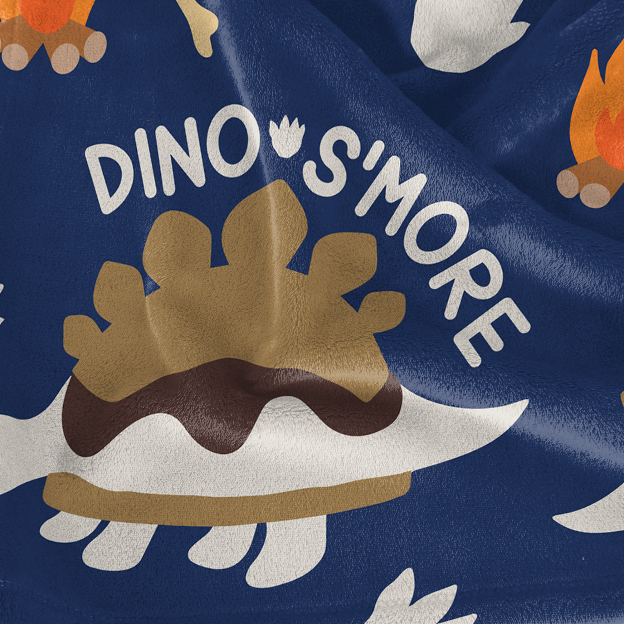 Dino S'mores Plush Blanket