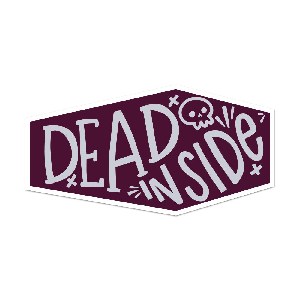Dead Inside Vinyl Sticker